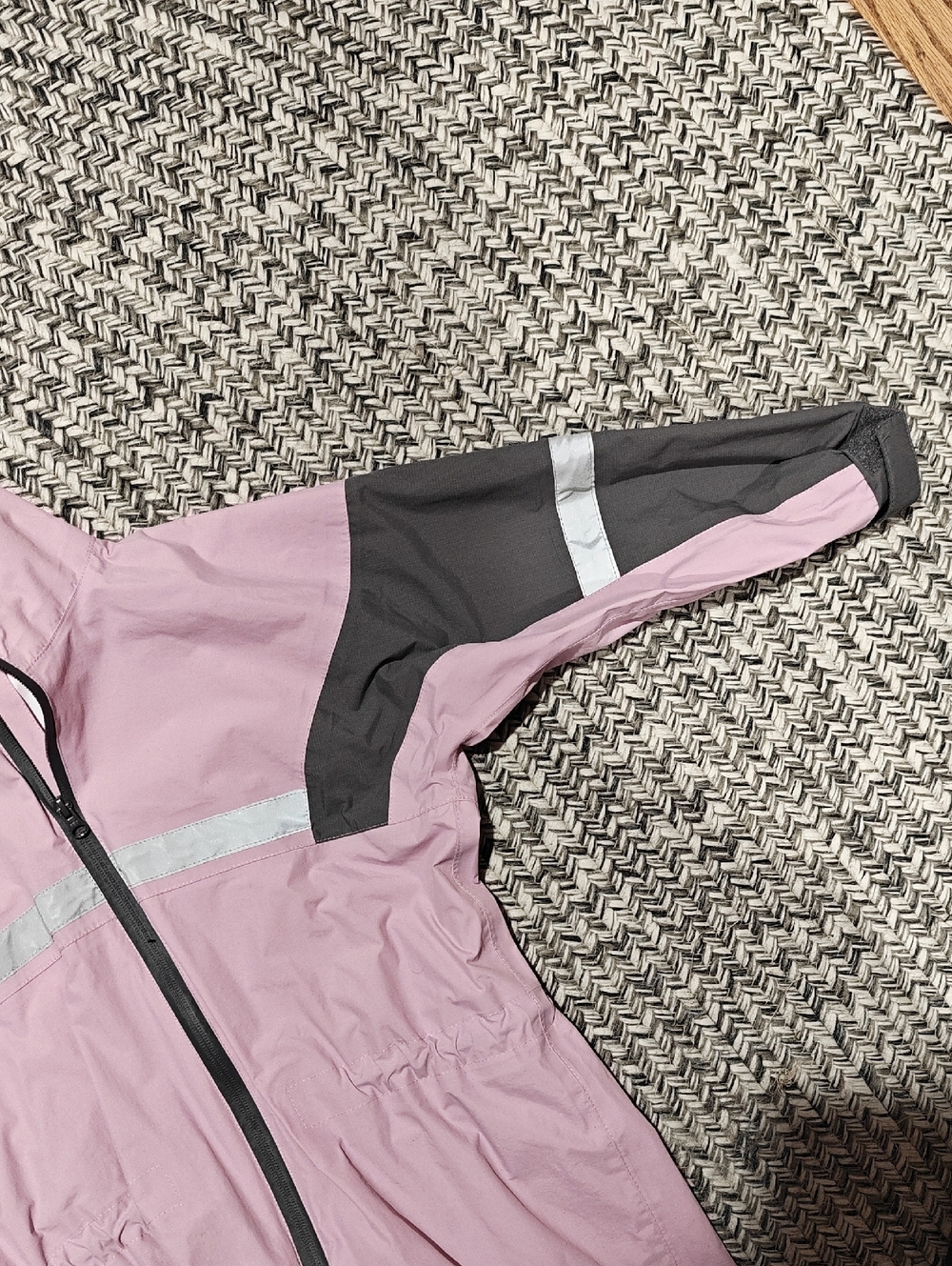 Oaki Oakiwear Kids lavender one piece rain/trail suit size 6/7 - Picture 3 of 9